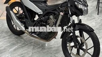 Suzuki Raider màu đen 150Fi đen bạc máy cực bóc