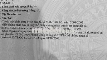 BÁN LÔ ĐẤT NGANG 8M HIẾM – PHAN VĂN HỚN, Q12 – 138M² – CHỈ 6.2 TỶ