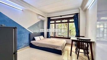 CHO THUÊ CĂN HỘ FULL NỘI THẤT CÓ CỬA SỔ LỚN - DẠNG STUDIO 35m2