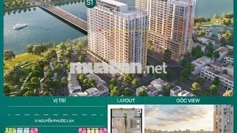 Bán căn hộ 1PN+ view sông, dự án Spana Tower – tầng cao, giá chỉ 3 tỷ