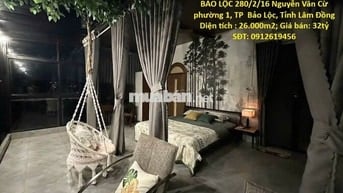 BÁN CĂN HOMESTAY BẢO LỘC - PHƯỜNG 1, Cách Đường Nguyễn Văn Cừ 200m