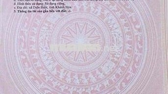 Bán Nhanh Nhà Cấp 4 Thôn 1 Diên Phú ( Nay Xã Diên Điền ), Khánh Hoà