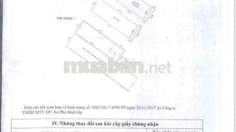 Bán nhà 1 trệt 2 lầu, xây kiên cố, DT 55 m2 đường Tân Sơn Nhì, Tân Phú