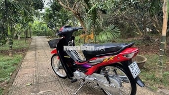 Xe máy Honda Wave ZX màu đỏ đen số sàn