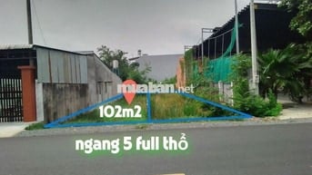 Đất mặt tiền gần kcn tây bắc Củ Chi giá chỉ 1,2 tỷ 102m2 sổ hồng riêng