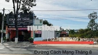 Đất mặt tiền đường lớn CMT8, vị trí thoáng đẹp 883m2, ở đô thị 150m2.