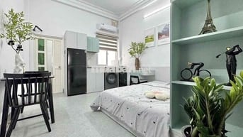 🦕CĂN HỘ STUDIO, MÁY GIẶT RIÊNG, DECOR CHILL - NGAY HỒNG LẠC, ÂU CƠ.