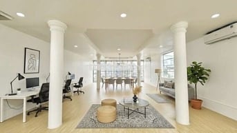 Cho Thuê Văn Phòng Tân Bình - DT 90m2 - 3 Máy Lạnh - Hầm Xe Ô Tô - HXH