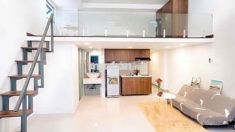 CĂN HỘ CÓ GÁC CAO BAN CÔNG RỘNG 40m2 Ở NGUYỄN HỮU CẢNH GIÁP Q1 Q3