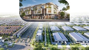 Nhà phố LA Home Long An – Vừa ở vừa kinh doanh – View kênh xanh 