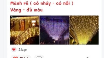 Đèn trang trí - phụ kiện Noel và Tết . Bán lẻ rẻ như bán buôn