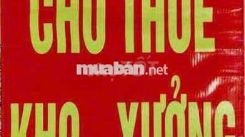 Cho thuê xưởng & kho 560m2, điện 3Fa, đường xe Cont, phường Hố Nai (cũ