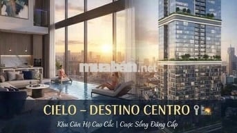 Căn hộ chung cư 2PN+2WC tại Destino Centro, dt 55m2, giá 1tỷ790