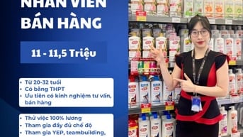 TUYỂN NHÂN VIÊN BÁN HÀNG UNILEVER TẠI MEGA THĂNG LONG