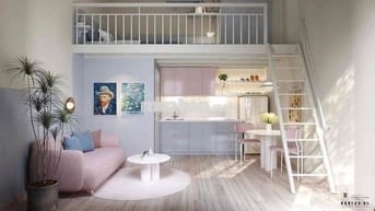 CHO THUÊ PHÒNG GÁC SIÊU XINH FULL NỘI THẤT NGAY GIGAMAL ,ĐẠI HỌC LUẬT