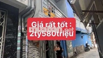 Bán căn nhà , cách mặt tiền 1 căn hẻm xe hơi Tám Danh P4 Q8