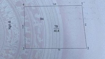 45m² ĐÀO TẤN mặt tiền 5m - ngõ rộng, thoáng sáng, gần mặt đường.