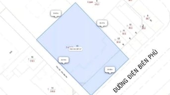 Rẻ, hiếm: Điện Biên Phủ, Bình Thạnh 11x50m CN: 840m2 chỉ 140 triệu/m2 