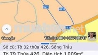 CẦN BÁN LÔ ĐẤT  - HUYỆN TRẢNG BOM, TỈNH ĐỒNG NAI