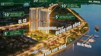 CĂN HỘ VIEW SÔNG SÀI GÒN MẶT TIỀN QL13 BÀN GIAO NT CAO CẤP