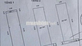 GIẢM SỐC 1TY5 -  NHÀ MTKD SÁT CMT8 - 4X17 X 3 TẦNG HC ĐỦ - 8 TỶ MẤY