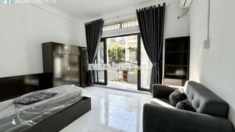 💥Cho Thuê 1PN Ban Công Tách Bếp Full Nội Thất Tại Trung Tâm Gần Q1 🍃