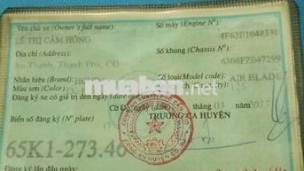 Mình muốn bán con xe ab