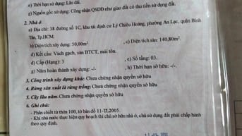 Chính chủ bán nhà TpHCM, mặt tiền đường, trước mặt nhà là công viên