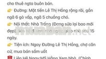 Nhà Cho Thuê Đường Lê Thị Hồng (ngay chợ căn cứ) Phường 17, Gò Vấp