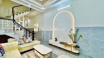 Nhà góc 2 mặt hẻm oto 6m,4 phòng ngủ,đường Phan Văn Trị, Q. Bình Thạnh