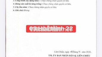 Lô Đất HÒA MINH 22 - Sát trục NGUYỄN SINH SẮC - Gần biển