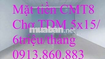 6 CHIỆU 75m3 / CMT8 Chợ TDM gần ngã 6 chùa bà