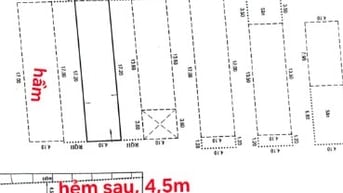 Nhà 2MT trước sau, Đổ Ngọc Thạnh, Hầm + L+4 lầu, P12,Q5