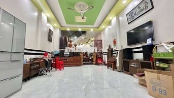 MẶT TIỀN NGAYCHỢ HIỆ
P BÌNH - NHÀ 4 TẦNG - NGANG 5X20 100M2 DTSD 274M2