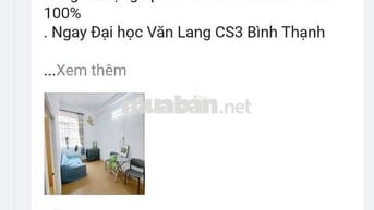Sang Nhượng CHDV 8p  CS3 Bình Thạnh
