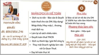 DỊCH VỤ TƯ VẤN, BÁO CÁO, QUYẾT TOÁN THUẾ TRỌN GÓI