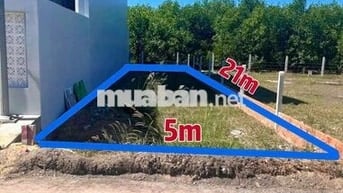 Bán lô đất Đ. Tỉnh lộ 8 gần cầu vượt Củ Chi. DT 102m2. Sổ hồng riêng