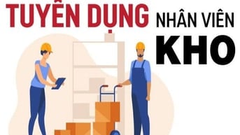 CẦN TUYỂN NHÂN VIÊN  PHỤ KHO - GÒ VẤP