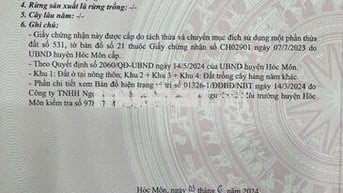 🆘ĐẤT 11 x 61m MẶT TIỀN ĐƯỜNG XUÂN THỚI SƠN 37, GẦN NGÃ BA GIỒNG