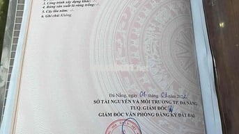 Chào bán lô đất phường Cẩm Lệ, kiệt 3m