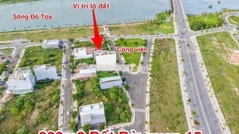 Bán cặp đất đẹp Bờ Quan 15 Nam Hòa Xuân – đối diện vườn hoa, hướng Đôn