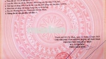 Cần bán thửa đất, Phường Hiệp an, TP HCM