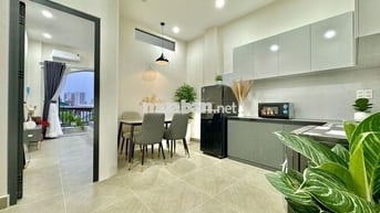 Cho thuê căn hộ Bình Thạnh_gần đh Văn Lang_Full nội thất_Máygiặt riêng