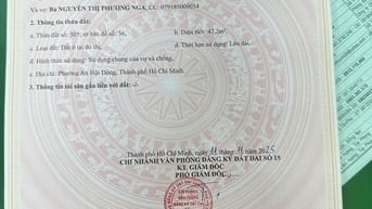 Bán Lô Đất Hẻm Xe Hơi 120/4/3 Đường Số 4, Phường 16, Quận Gò Vấp (cũ)