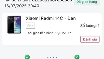 REDMI 14C mua tại CELLPHONE S muốn bán