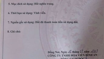 Đất góc 2 mặt tiền Hoa Viên Bình An