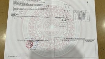 Bán đất 135m2 chỉ 1,1 tỷ tại Cây Trôm Mỹ Khánh gần cầu vượt Củ Chi