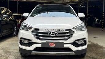 Hyundai Santafe 2017 2.4L 4WD,máy xăng,màu trắng