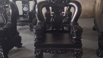 Hàng Mới ráp xong 2 bộ Bàn Ghế Tay 16-18 Mun Sừng