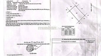 GẦN 1,1 Ha  MẶT TIỀN BÀ ĐIỂM 4 , xã BÀ ĐIỂM